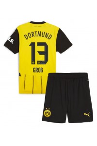 Borussia Dortmund Pascal Gross #13 Babytruitje Thuis tenue Kind 2024-25 Korte Mouw (+ Korte broeken)